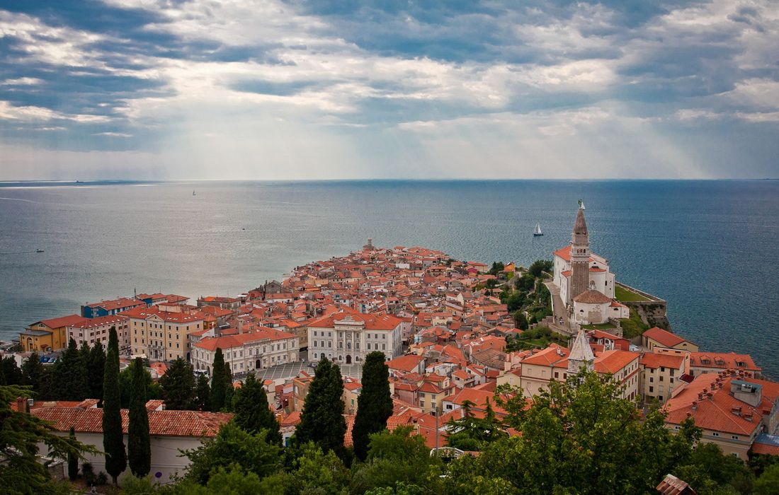 Piran on the Adriatic coast, a national historical monument
